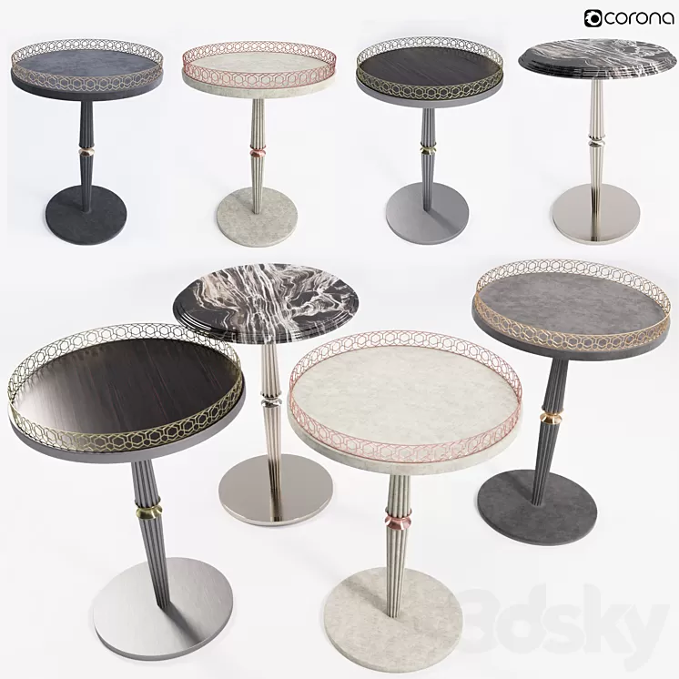 Longhi Gueridon table 3D Model