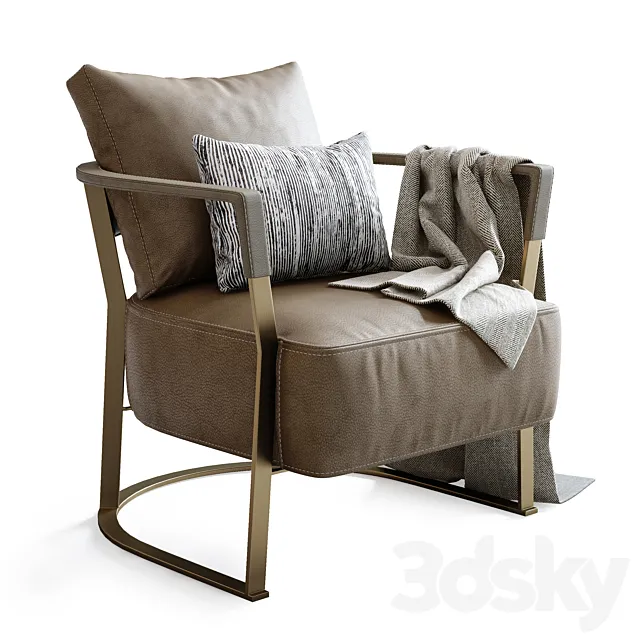 Longhi kathryn armchair 3DModel
