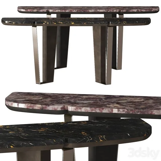 Longhi Keope Console Tables 3D Model