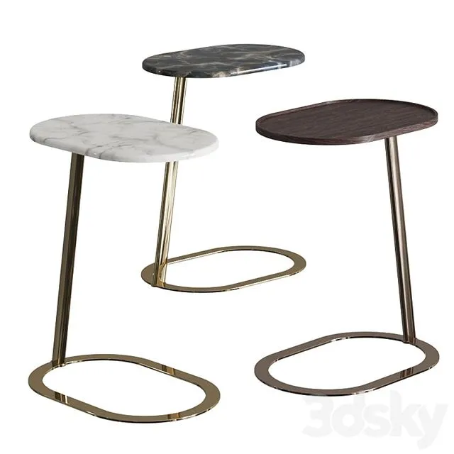 Longhi Kobe Coffee Tables 3D Model