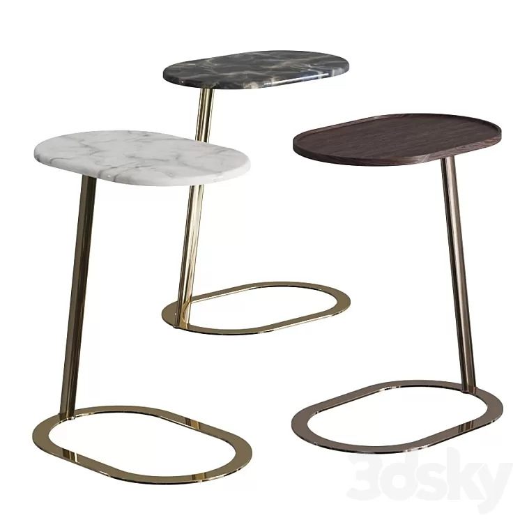 Longhi Kobe Coffee Tables 3D Model