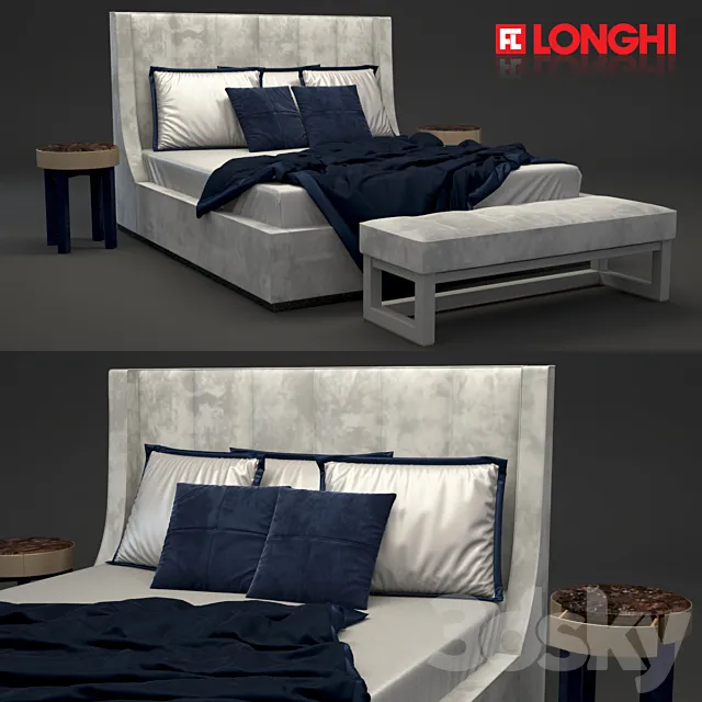 Longhi Kubrick Bed 3DModel