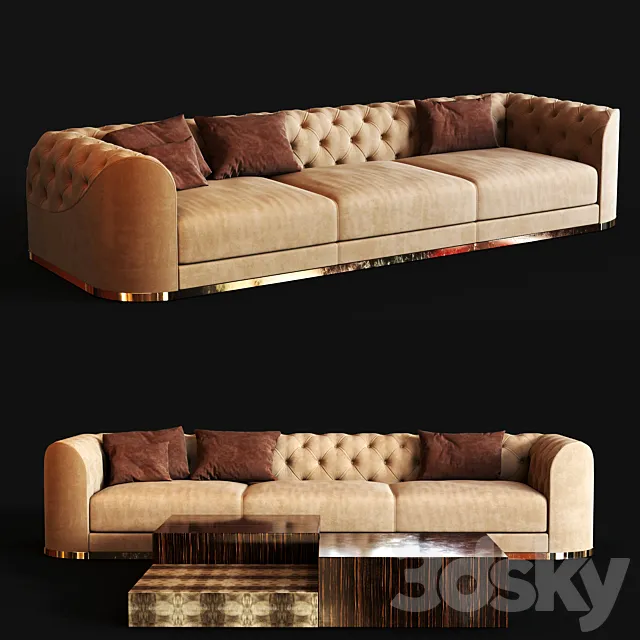 Longhi Loveluxe Milton 3D Model