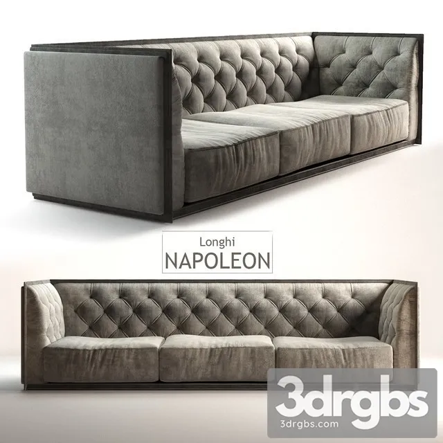 Longhi Napoleon Sofa 3D Model Free