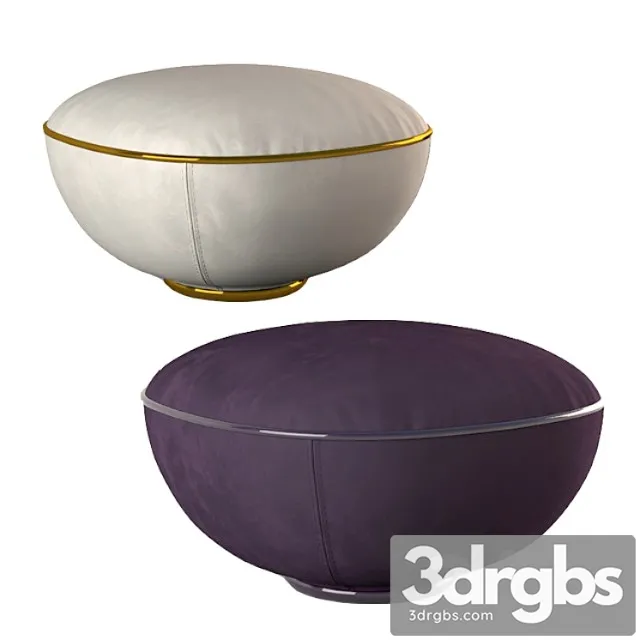 Longhi Sigma Pouf 2 3D Model Free