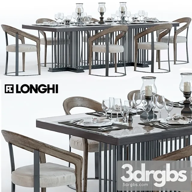 Longhi- table and chair - extras 2 Free Download