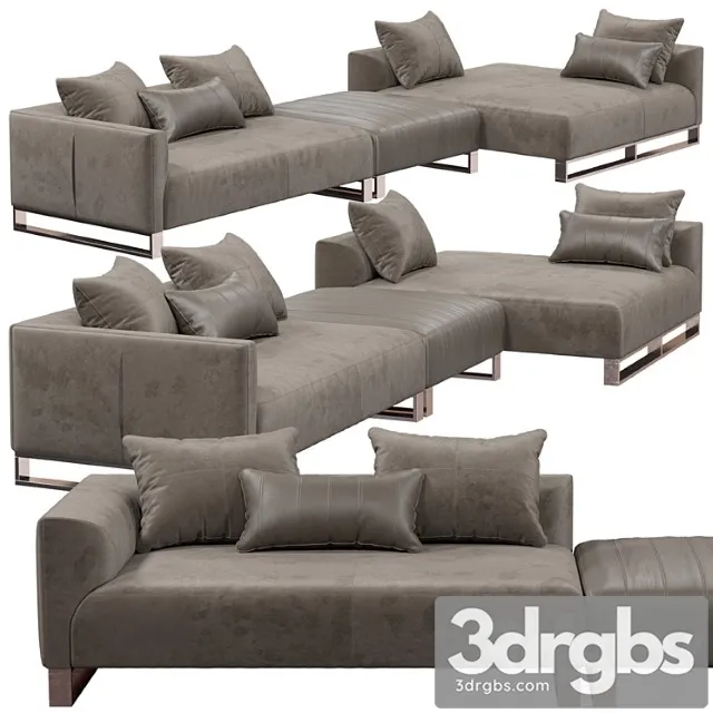 Longi Fold Sofa 3D Model Free