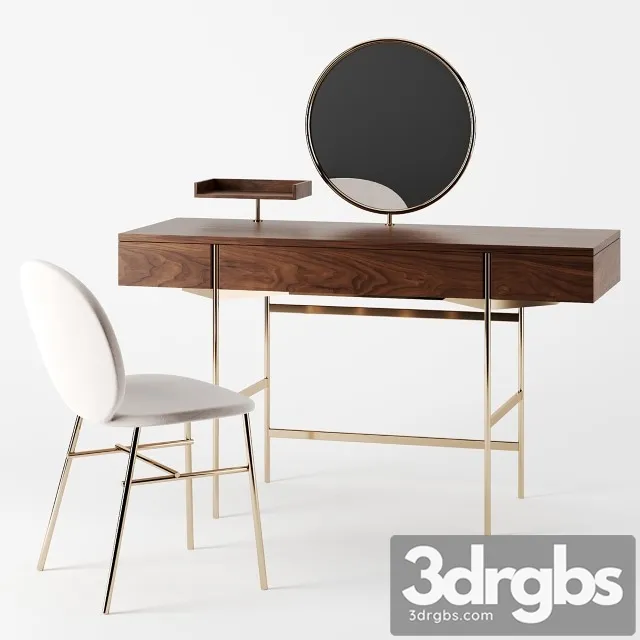 Lonja Dressing Table Kelly C Chair 3D Model Free