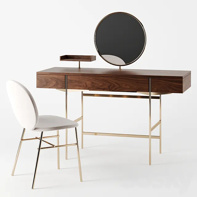LONJA dressing table & Kelly C chair 3DModel