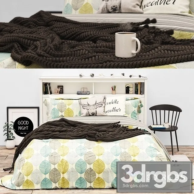 Lonny Bedding 3D Model Free