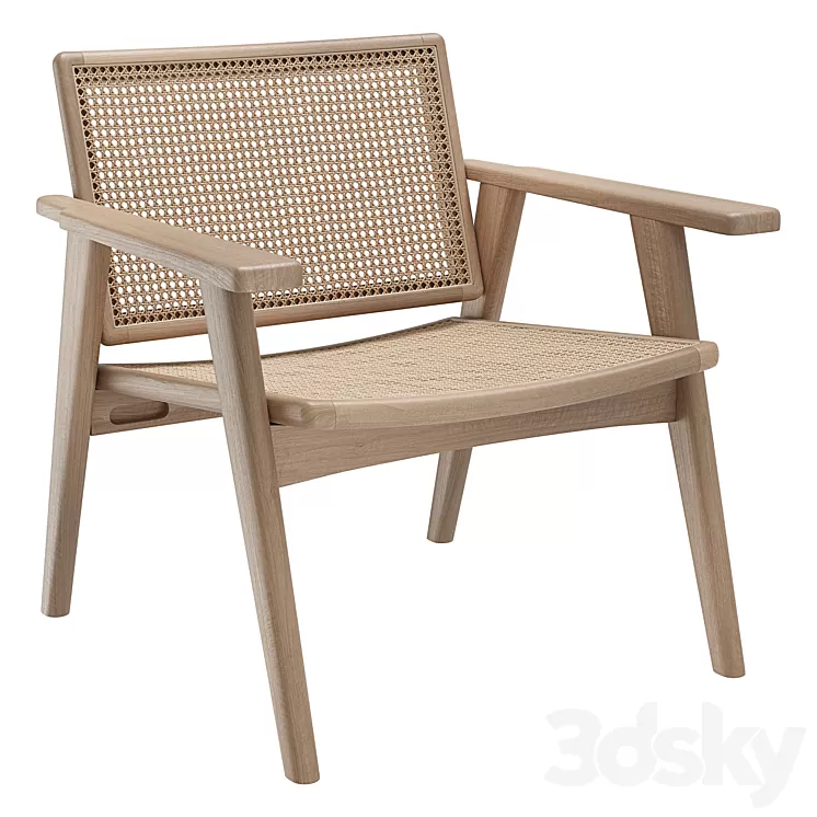 Lons armchair by La Redoute Interieurs 3D Model Free