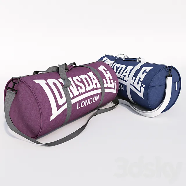 Lonsdale Barrel Bag 3D Model