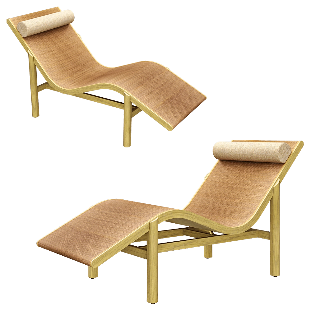Look into Nature - Chaise longue Sakyu wood 3D Model
