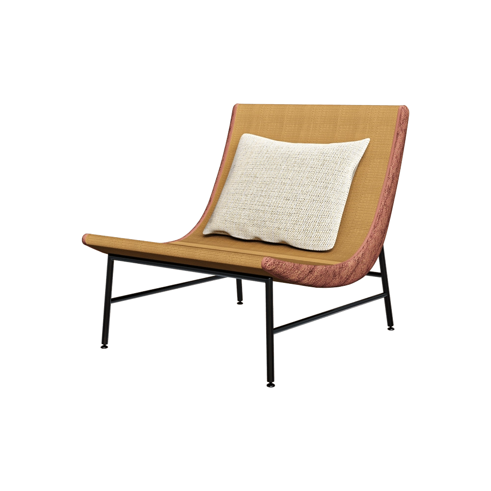 Look into Nature - Lounge chair Hazuki 1 seater 3D Model