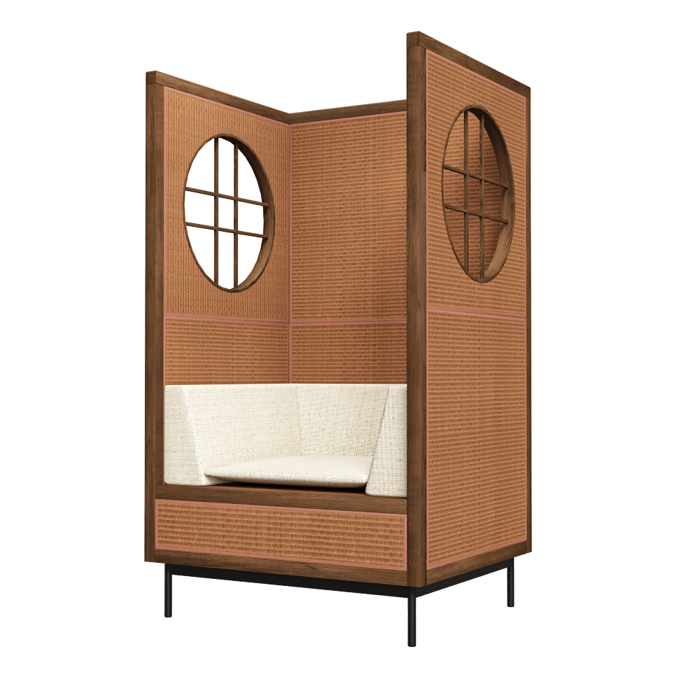 Look into Nature - Sofa Tenzan 1 seater 3D Model