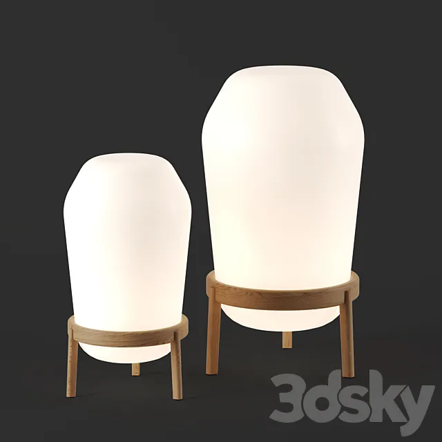 LOON floor lamp by Dedon 3D Model