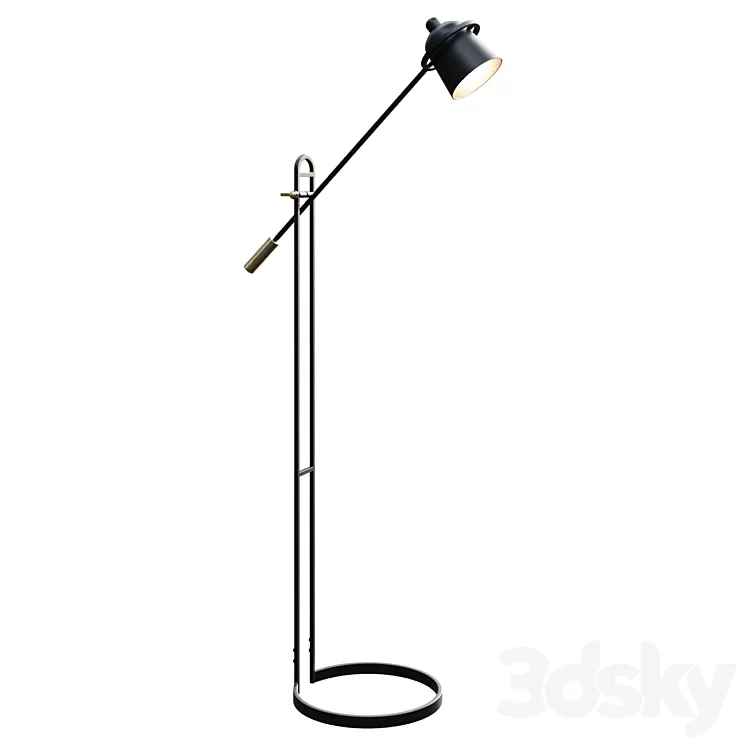 Loop Base Balance Floor Lamp floor lamp 3D Model Free