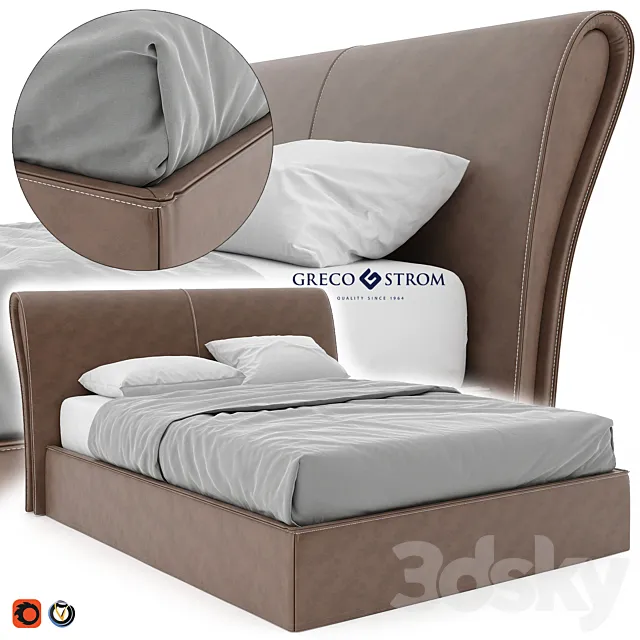 LOOP bed by Greco Strom 3D Model