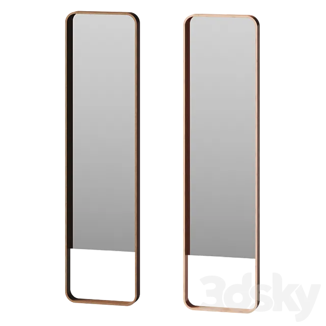 Loop Floor Mirror by Case Furniture 3D Model