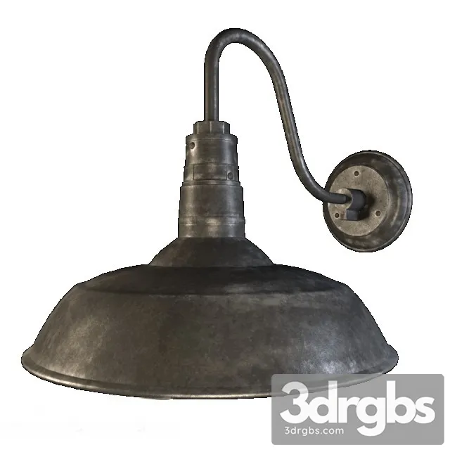 Lora Outdoor Wall Light 3D Model Free