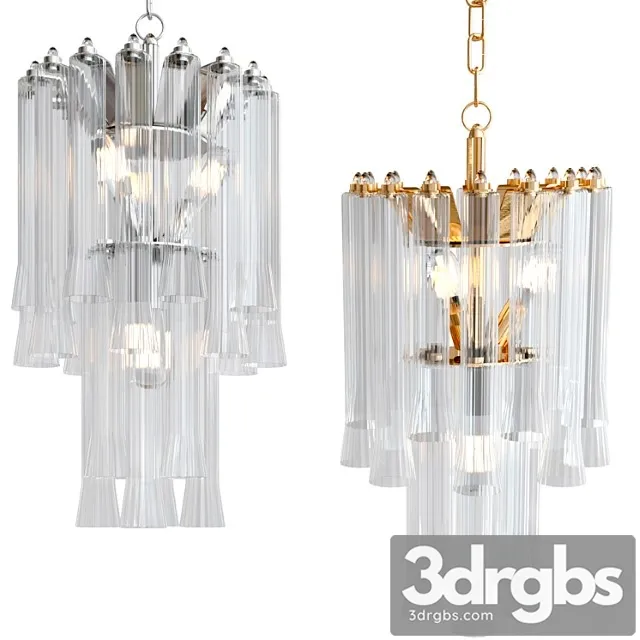 Lorelei Petite Waterfall Chandelier 3D Model Free