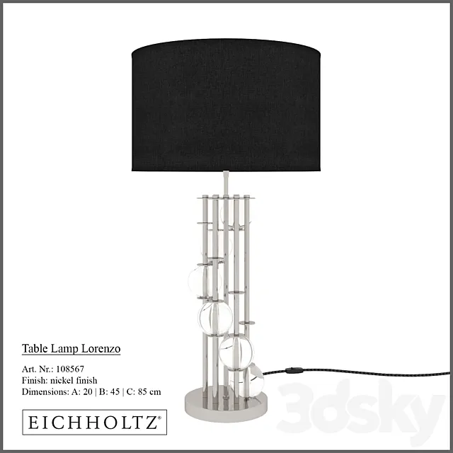 Lorenzo Table Lamp by Eichholtz Free Download