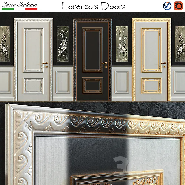 Lorenzo's Doors (Pietralta) 3D Model