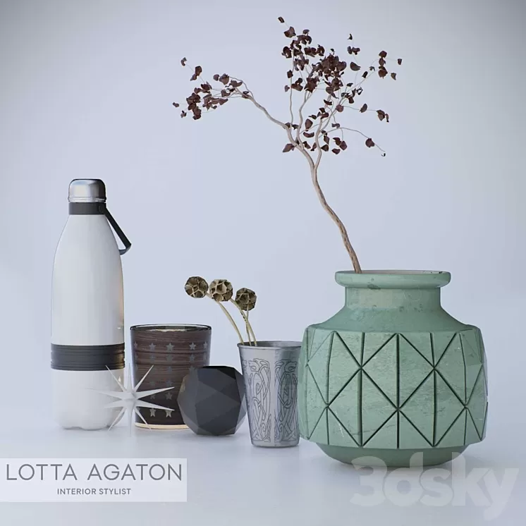 Lotta Agaton decor 3D Model