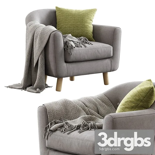 lottie armchair 3D Model Download