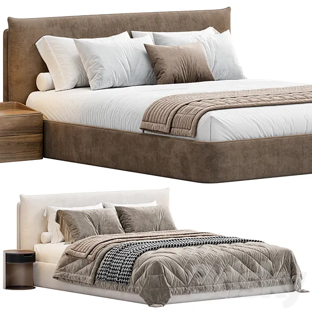 LOTUS Bed By Ogogo 3D Model