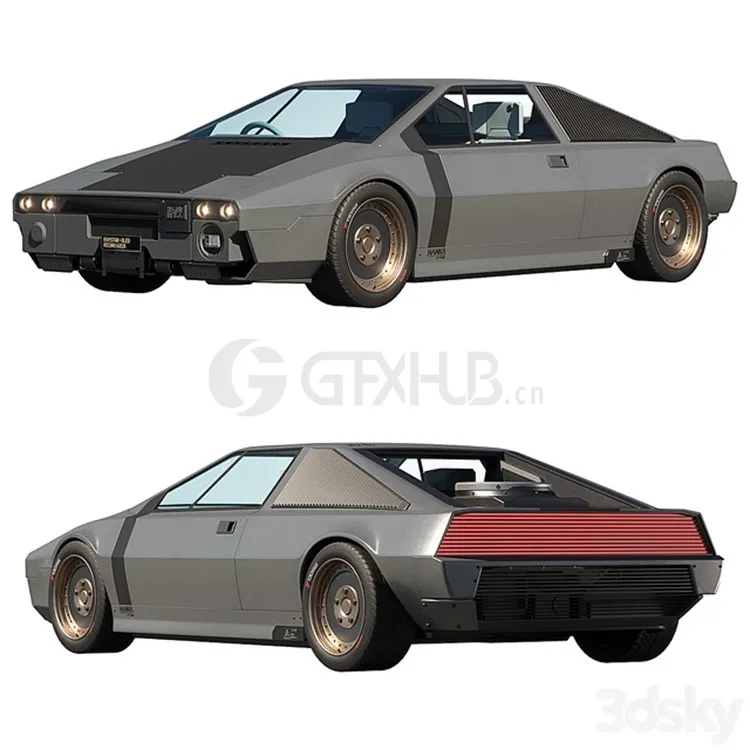 Lotus Esprit S3 1981 cyberpunk - 3469