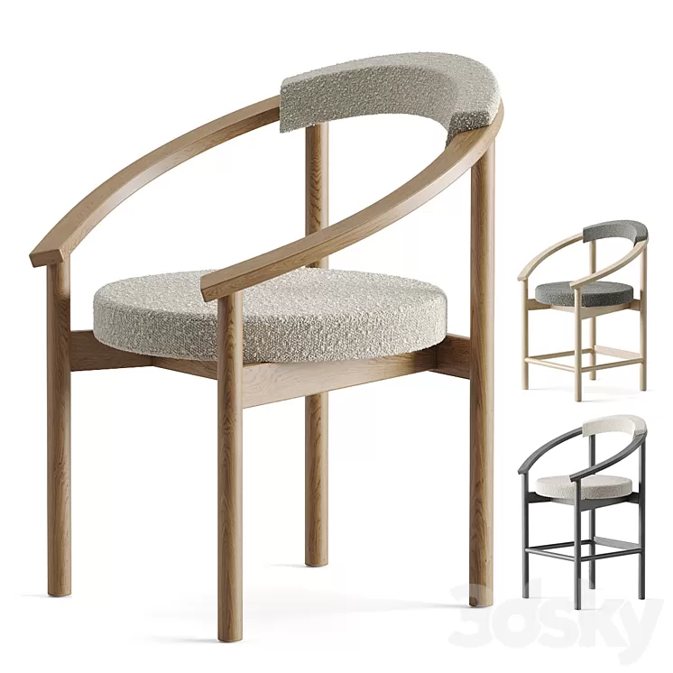 Louis chair 3D Model Free