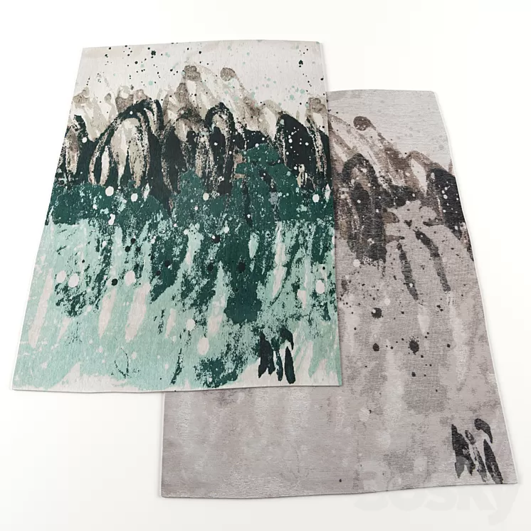 Louis de poortere carpets in Atlantic Surf collection 3D Model