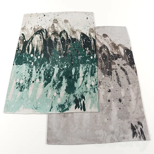 Louis de poortere carpets in Atlantic Surf collection 3DModel