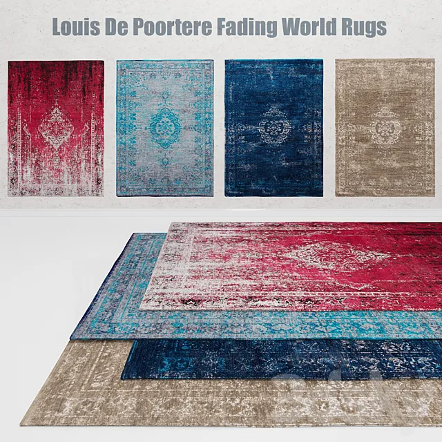 Louis De Poortere Fading World Rugs 3D Model