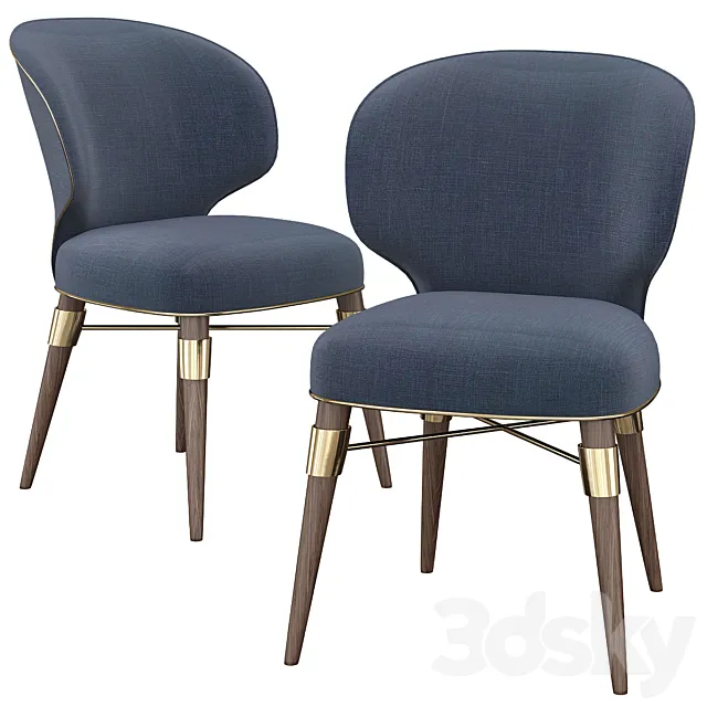 Louis dining chair 3DModel
