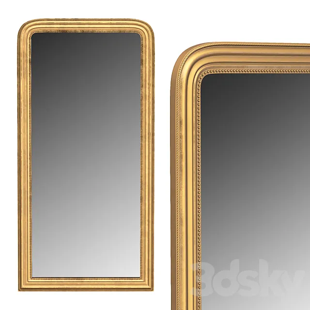 LOUIS PHILIPPE PERIOD MIRROR 3D Model