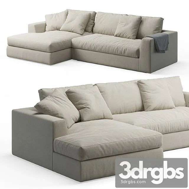 Louis Plus Sofa Meridiani 3D Model Free