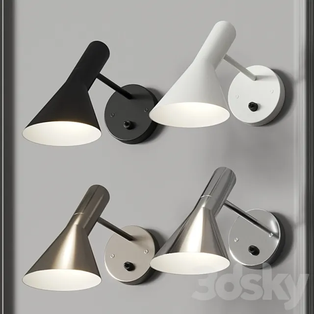Louis Poulsen AJ Wall Lamps 3D Model