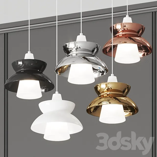 Louis Poulsen Doo-Wop Pendant Lamps 3DModel