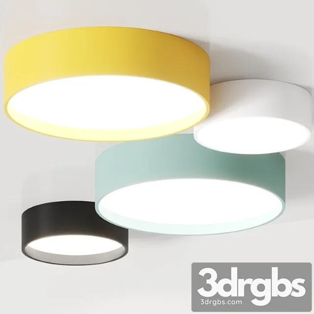 Louis poulsen lp circle ceiling lamps 3D Model Free