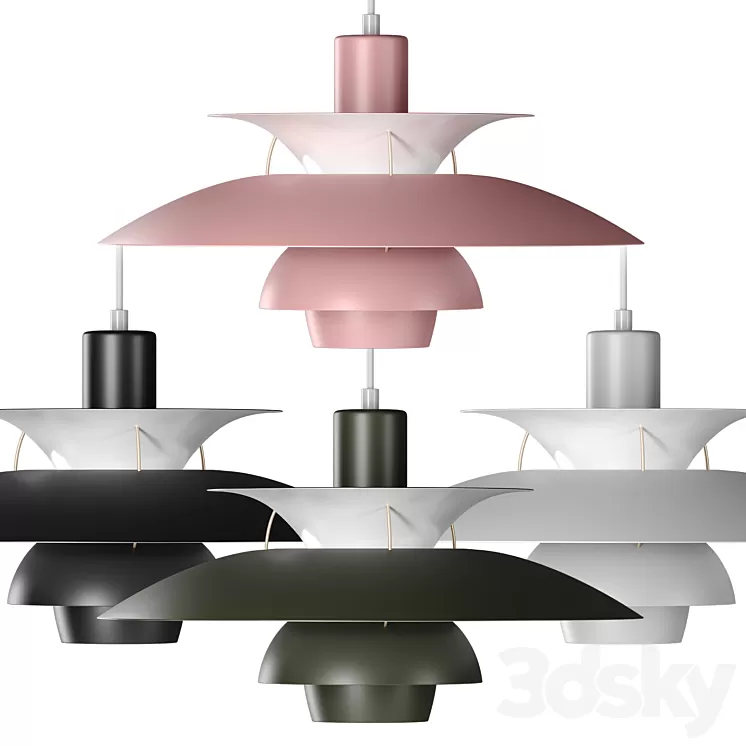 Louis Poulsen PH 5 Pendant Light 3D Model