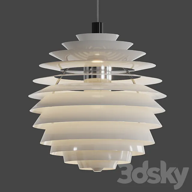 Louis Poulsen - PH Louvre 3D Model