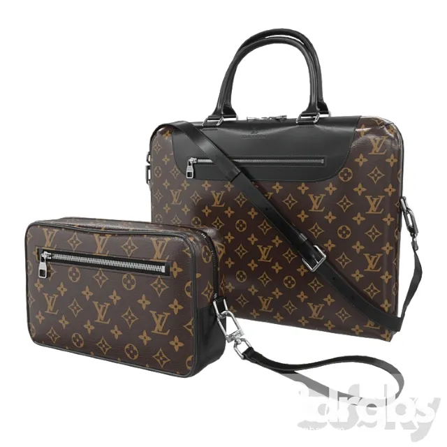 Louis vuitton bags 3D Model Free