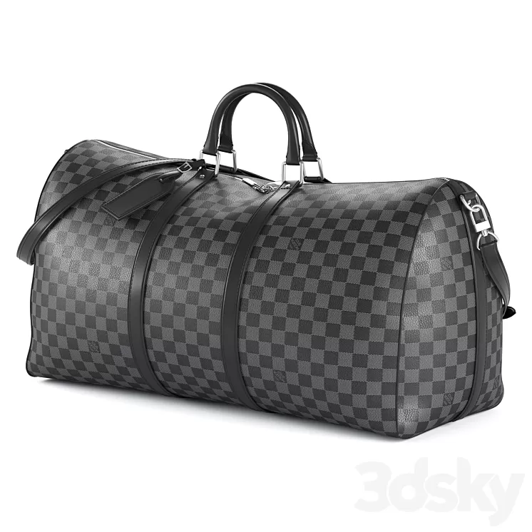 LOUIS VUITTON Keepall 60 Black 3D Model