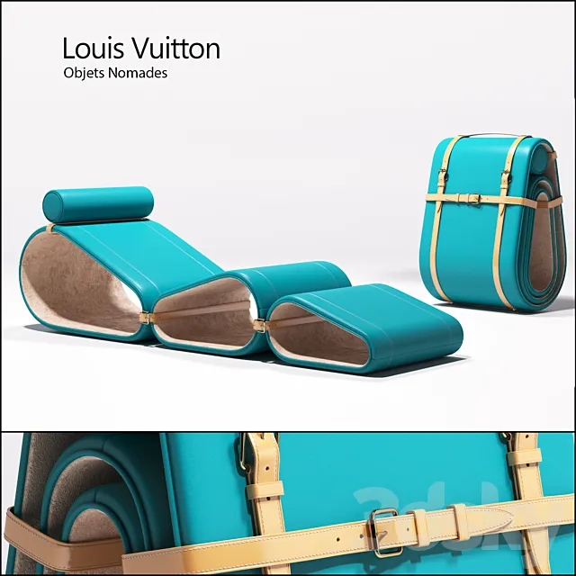 Louis Vuitton - Objets Nomades - Lounge chair 3D Model