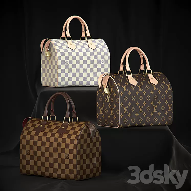 Louis Vuitton Speedy 25 3D Model