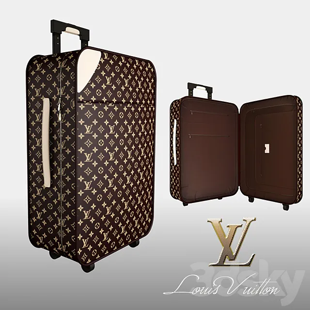 Louis Vuitton suitcase 3DModel