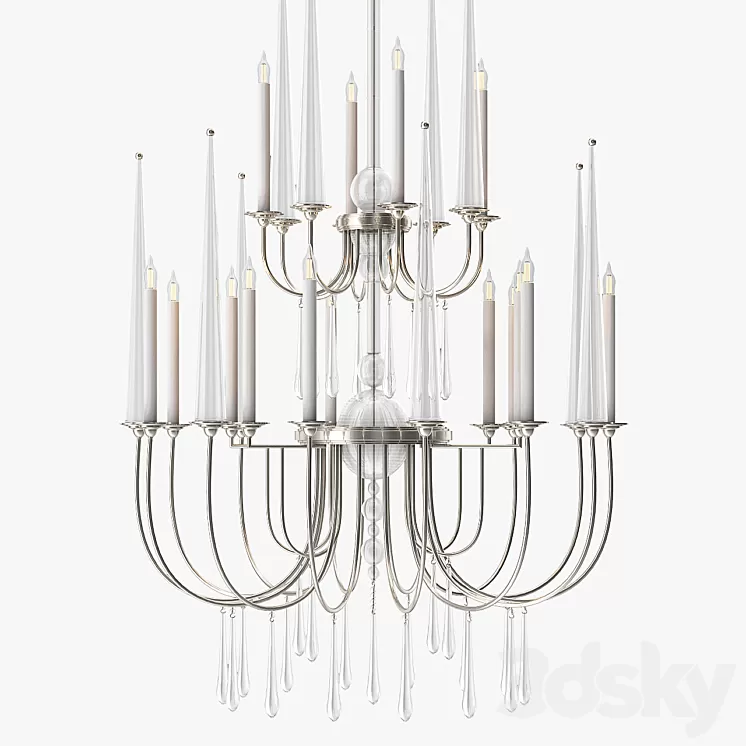 Louise Bradley Venezia Chandelier 3D Model