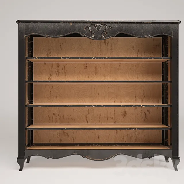 Louise French Bookcase 3D Model
